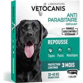 Collier anti-puces - VETOCANIS - Répulsif pour grand Chien