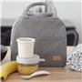 BEABA, Sac Repas isotherme Gris Chiné