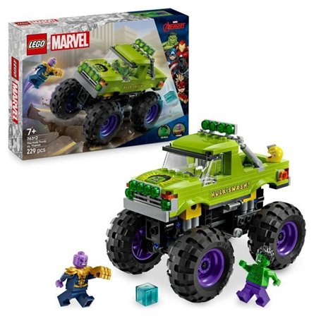 LEGO | Marvel 76312 Le Tout-Terrain de Hulk contre Thanos Jeu de construction garçon 7 ans