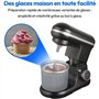 Robot pâtissier - MEDION - MD18420 - 1200 W - 5 L - 8 vitesses - Bol a glace - Noir