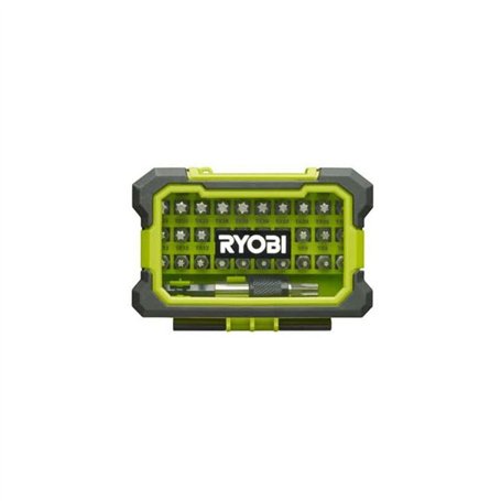 Coffret renforcé RYOBI 32 embouts de vissage Torx T7-T40 - porte-embouts a fixation rapide RAK32TSD