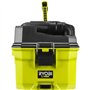 RYOBI - Aspirateur d'atelier 18V ONE+ - 11,8 kPa - collecteur 11 L - Avec accessoires & adaptateur pour outils ONE+ - RV1811