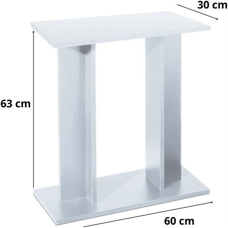 Aqua Tableau - Aqua - Tableau 60 - Blanc - Montage facile - Design moderne