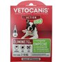 Pipettes - VETOCANIS - x4 Pipettes Anti-puces et tiques Duo 67mg/20mg pour Petits Chiens