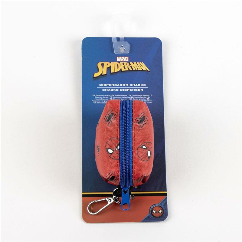 Image secondaire de Distributeur de sacs Spider-Man Rouge 100 % polyester 9 x 21 x 3 cm
