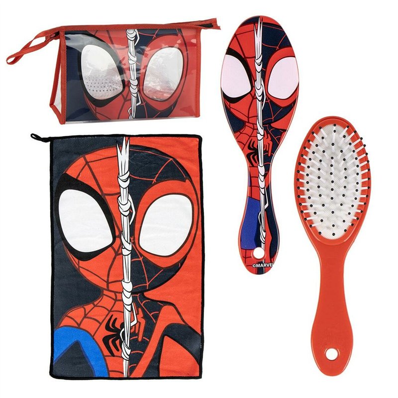 Trousse de Toilette avec Accessoires Spidey Rouge 23 x 15 x 8 cm