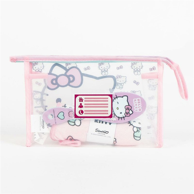 Image secondaire de Trousse de Toilette avec Accessoires Hello Kitty Rose 23 x 15 x 8 cm
