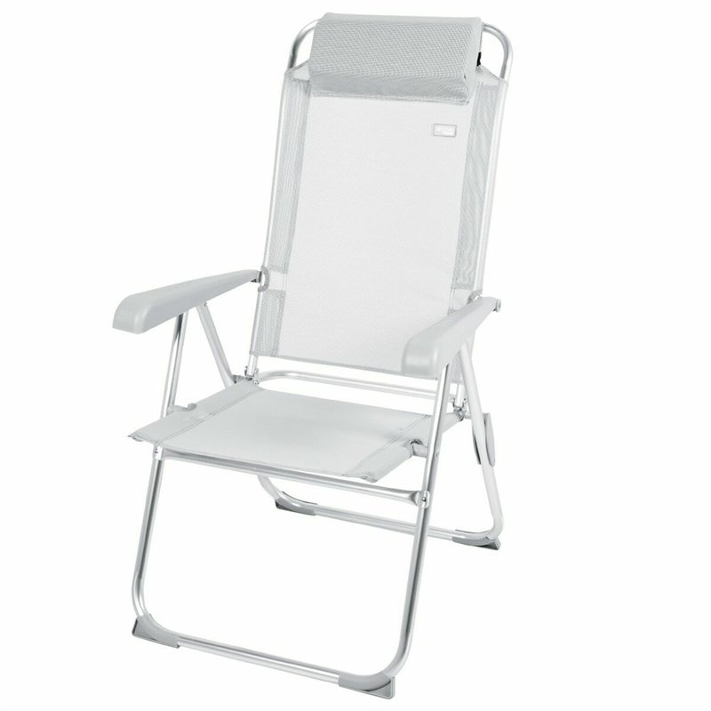 Chaise Pliante Aktive Inclinable Gris 44 x 55 x 101 cm