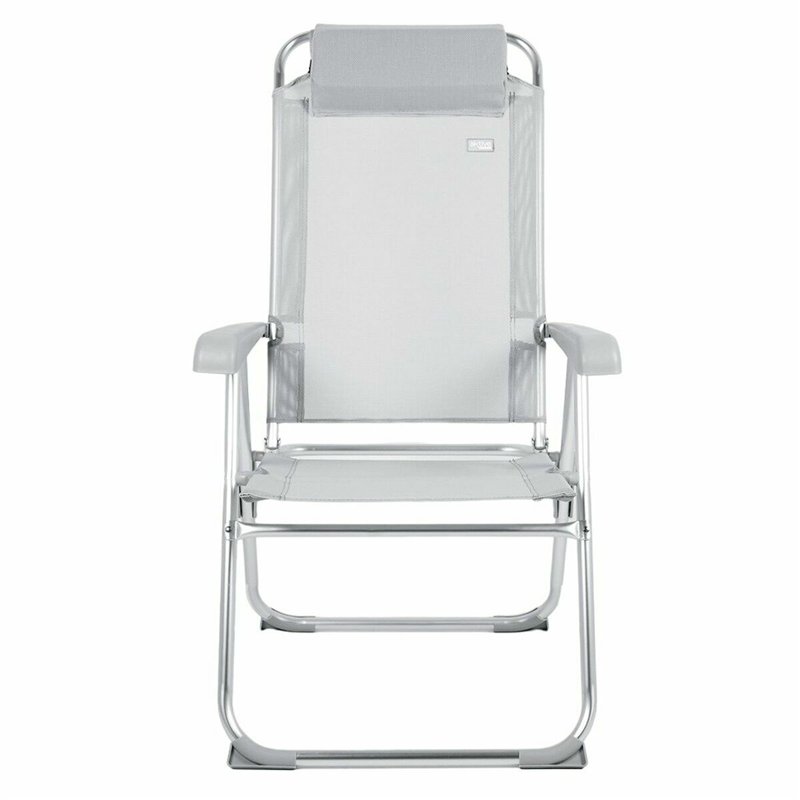 Image secondaire de Chaise Pliante Aktive Inclinable Gris 44 x 55 x 101 cm