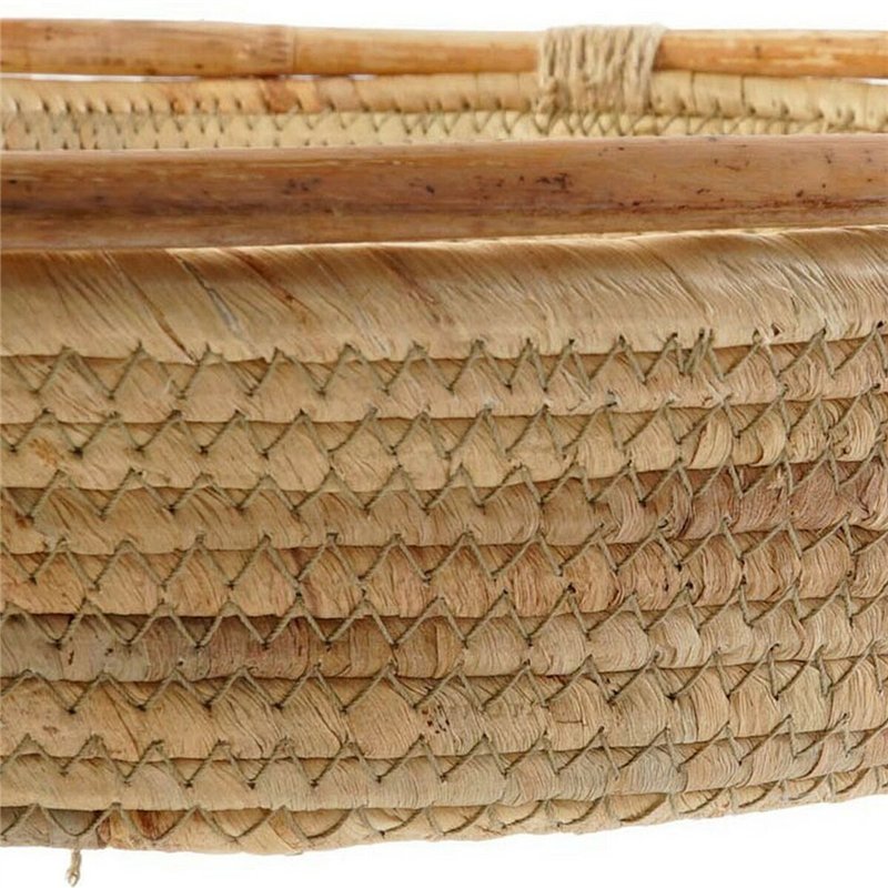 Image secondaire de Centre de Table DKD Home Decor 42 x 42 x 8 cm Naturel Marron Tropical