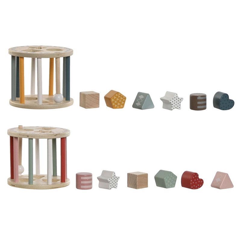 Jouet Educatif Home ESPRIT 13 x 13 x 11 cm (2 Unités)