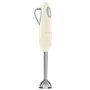 Mixeur Manuel Multifonction avec Accessoires Smeg HBF03CREU Crème 700 W