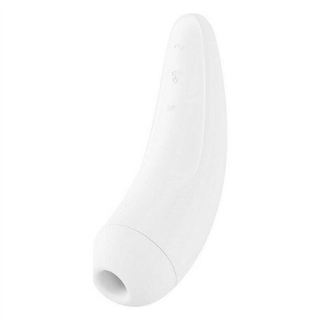 Aspirateur à clitoris Satisfyer CURVY 2+ Blanc