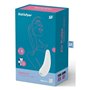 Aspirateur à clitoris Satisfyer CURVY 2+ Blanc