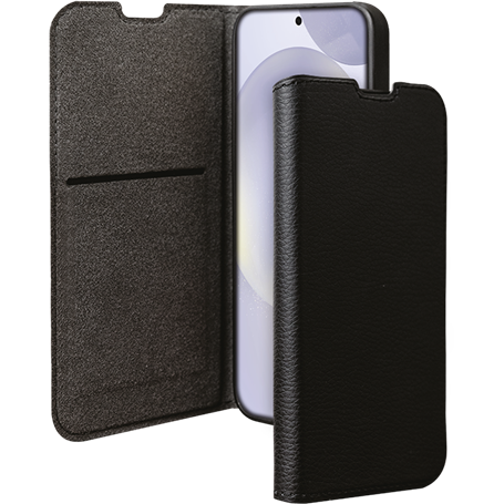 Folio Samsung Galaxy S25 Wallet Fonction Stand Noir - Certifié GRS Bigben
