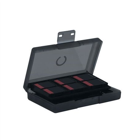 Boîtier de protection et transport - KONIX - Pour cartouches de jeux Nintendo Switch 2 - Antichoc - 24 rangements - Noir