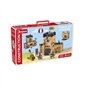 Jeu de construction - Jeujura - 8028 - Château fort - Catapulte - 270 pieces en bois