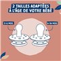 Sucettes Dodie Gaia +6m en caoutchouc naturel - Lot de 2
