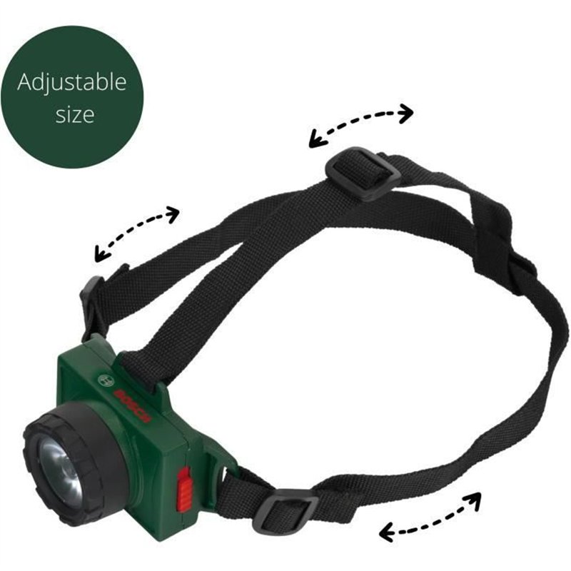 Lampe frontale électronique Bosch - KLEIN - 8758 - Avec serre-tete ajustable - Des 3 ans