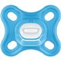 Sucette Physiologique MAM - Lot de 2 - Silicone Souple et Doux - Bleu/Vert