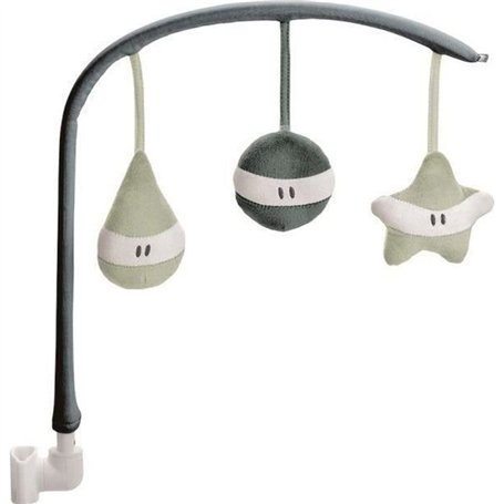 Arche de jeux pour bébé BEABA Transat Up&Down III - Gris - Favorise l'éveil et la motricité