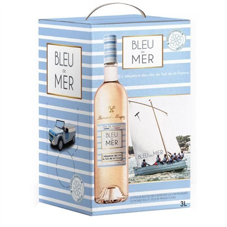 BIB 3L Bernard Magrez Bleu de Mer IGP Pays d'Oc - Vin rosé du Languedoc-Roussillon