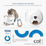 Fontaine a eau pour chat - CATIT - PIXI - 2,5L - Avec LED - Trois réglages de débit d'eau - Rose pale