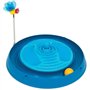 Jouet pour chat - CATIT - Circuit avec balle et herbe a chat - Bandes de massage multiples - Abeille a ressort