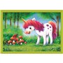 CLEMENTONI - Puzzle 4 en 1 - A Day with Unicorns