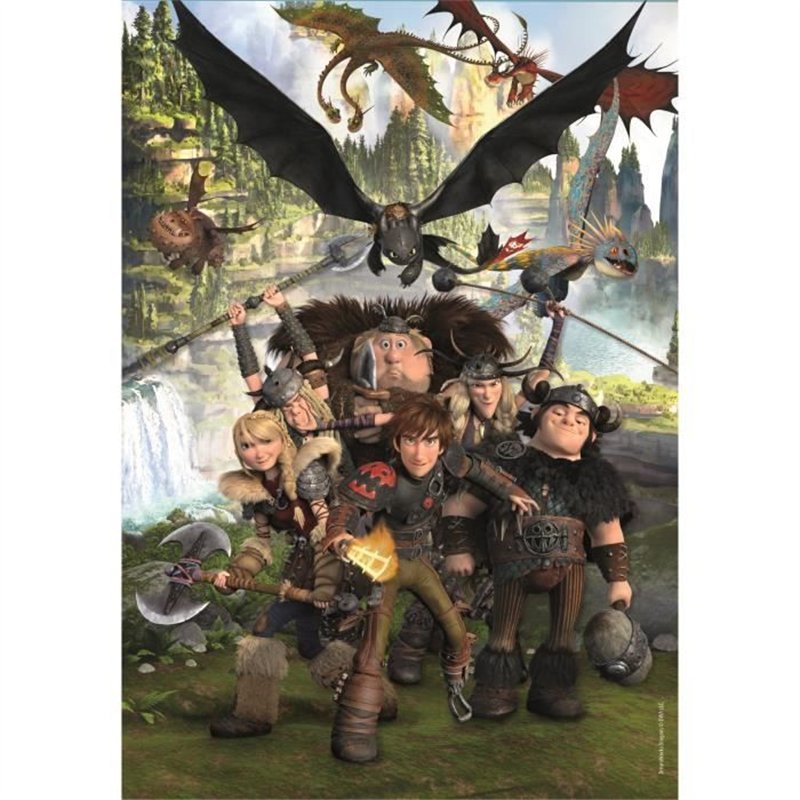 Image secondaire de CLEMENTONI - 180 pièces Super - Dragons