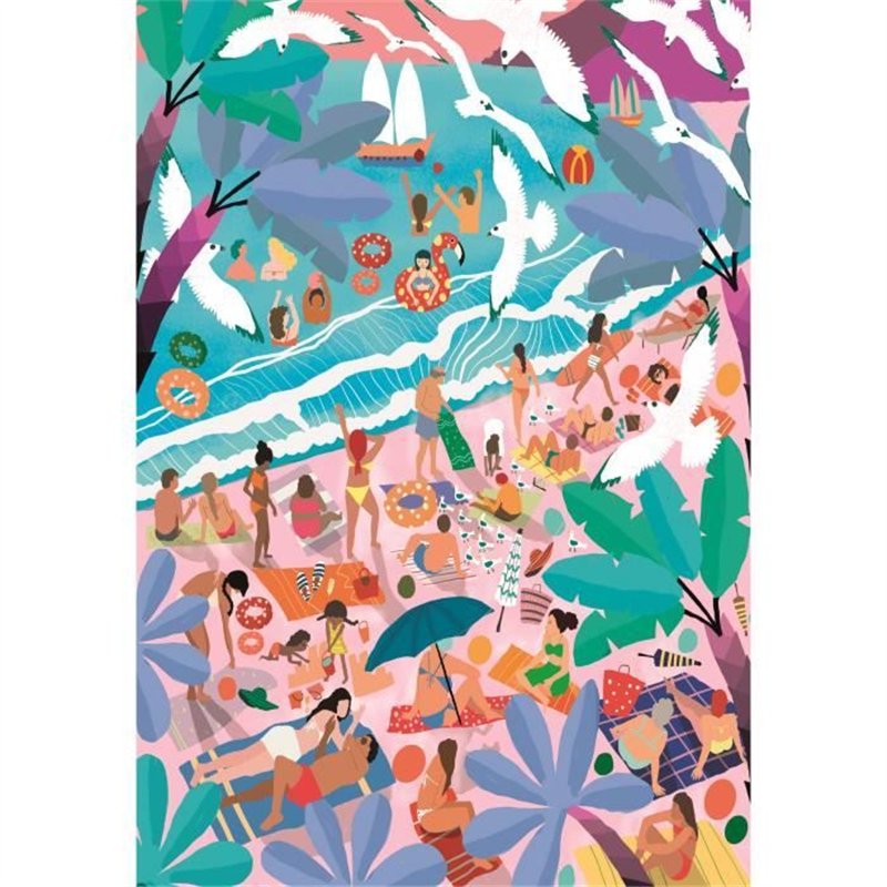 Image secondaire de CLEMENTONI - Compact 1000 pièces - Sunday at the Beach