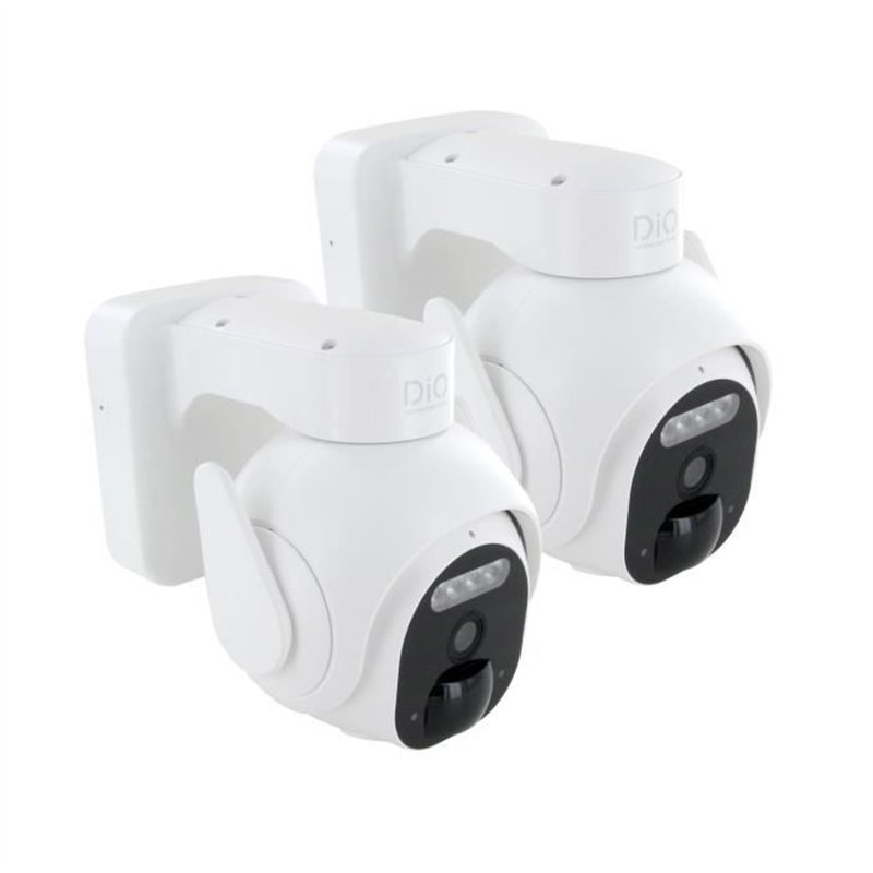 Caméras extérieures - DIO CONNECTED HOME - Lot de 2 - Rotatives - Batterie - 3MP