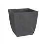 Bac a fleurs - DIVA BASALT - Gris anthracite - Carré - 42 L - 43,5 x 43,5 x H.44,2 cm - EDA - Bac intérieur amovible