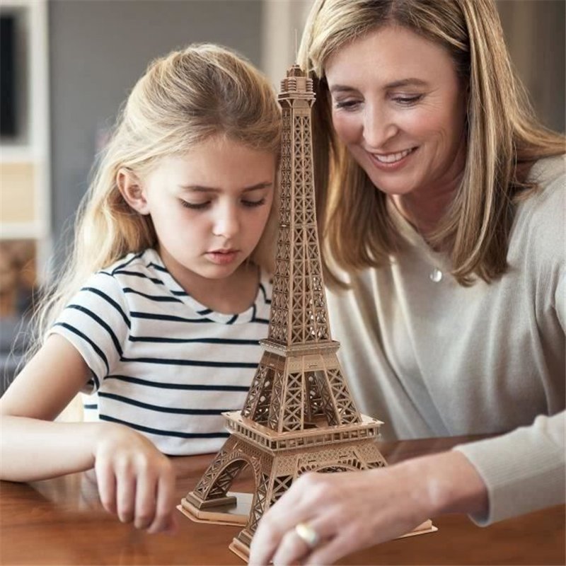 Image secondaire de Puzzle 3D - Tour Eiffel - Jeu de construction - EXPLORA - 80 pièces - Dès 8 ans