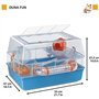 Cage - FERPLAST - DUNA FUN - 55 x 47 x 37,5 cm - Bleu