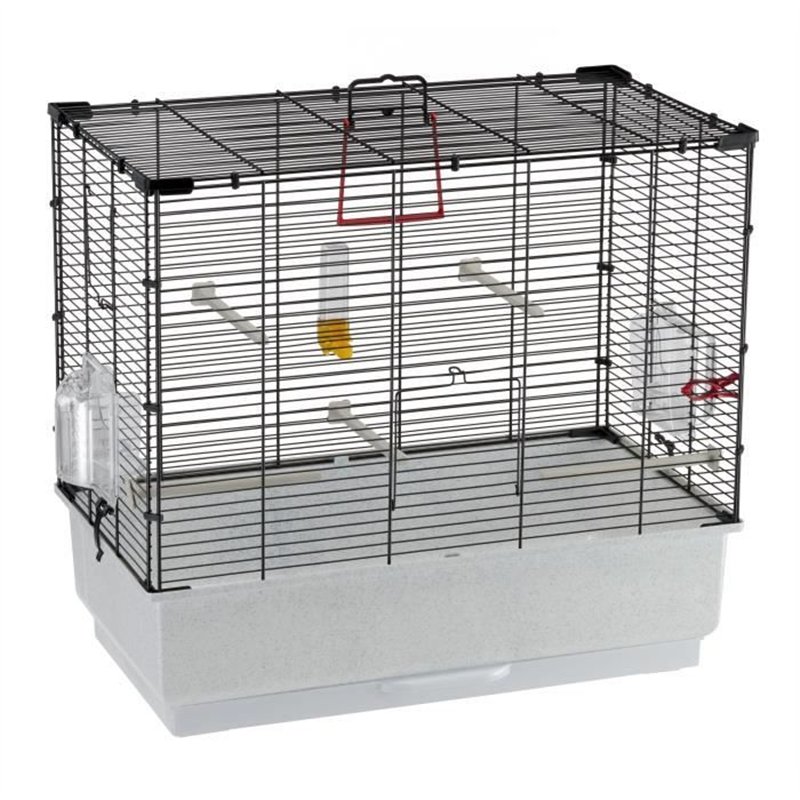 Cage canaris - FERPLAST - PIANO 4 - 59 x 33 x 55 cm - Noir