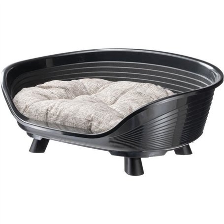 Corbeille - FERPLAST - THRONE 6 - Avec coussin relax - Noir