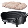 Corbeille - FERPLAST - THRONE 6 - Avec coussin relax - Noir