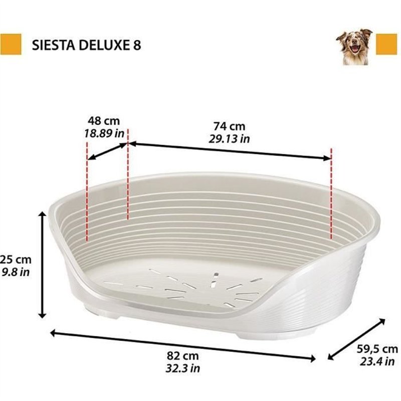 Image secondaire de Corbeille - FERPLAST - SIESTA DELUXE 8 - Gris clair