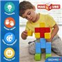 Blocs magnétiques - GEOMAG - Magicube 208 - 9 pieces - Formes variées - Animaux - Plastique recyclé