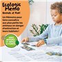 Jeux éducatifs - GEOMAG - Ecologic Memo Animals at Risk - Jeu de mémoire - Animaux en voie de disparition - Association bébé/par