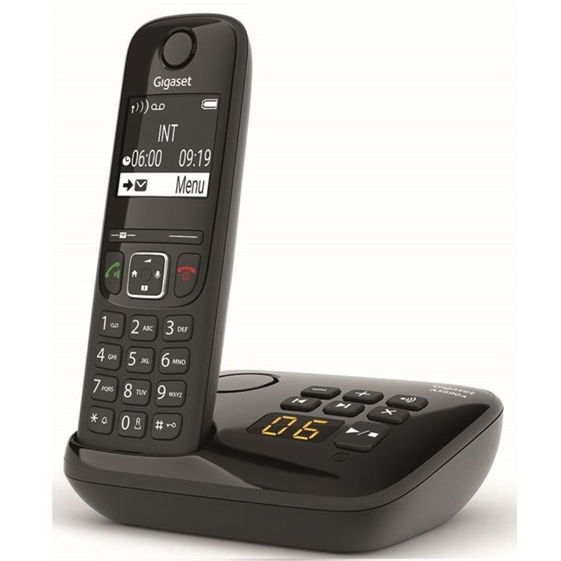 Image secondaire de GIGASET Téléphone Fixe AS690 A Noir