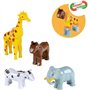 Animaux magnétiques - KLEIN - 0065 - 4 grands animaux Funny Puzzle, boîte ouverte - 16 pieces - Des 12 mois