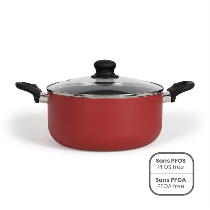Faitout 24 cm - Livoo - MEP150R - Rouge