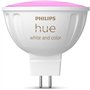 Ampoule connectée - PHILIPS HUE - MR16 - Lumiere blanche et colorée - Compatible bluetooth - Fonctionne avec App et voix