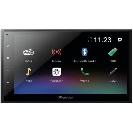 Autoradio - PIONEER - DMH-A340DABDAB - USB -  2 DIN - écran 6,8 capacitif type FLAT - Bluetooth - DAB+