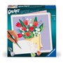 CreArt 20x20 cm Bouquet de tulipes, Loisir créatif, Adulte, Peinture par numéros, 25518, Ravensburger