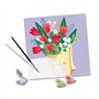 CreArt 20x20 cm Bouquet de tulipes, Loisir créatif, Adulte, Peinture par numéros, 25518, Ravensburger