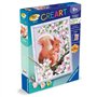 CreArt Kids 18x24cm Écureuil au printemps, Kit de peinture par numéros Numéro d'Art, Des 9 ans, 25837, Ravensburger