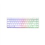 Clavier Gamer - Membrane - The G-Lab - KEYZ HYDROGEN WL - Rétroélairage arc-en-ciel - Sans fil - Semi mécanqiue - Azerty - Blanc